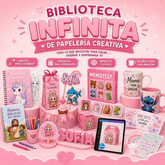 Biblioteca Infinita de Papelería Creativa